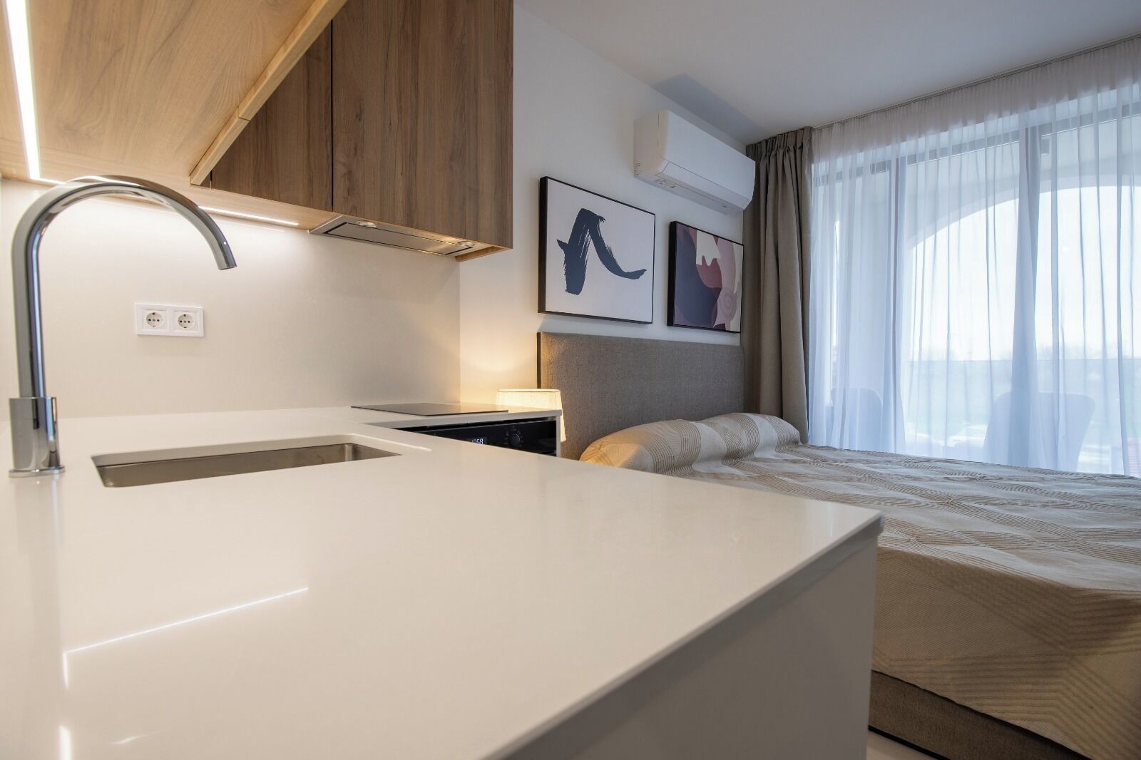 2 slaapkamers, internet