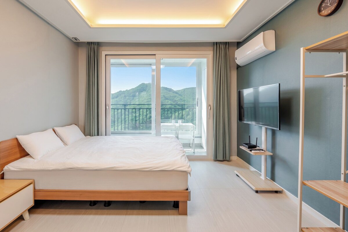 ห้องเบสิก, 1 ห้องนอน (203) | 1 ห้องนอน, Wi-Fi ฟรี