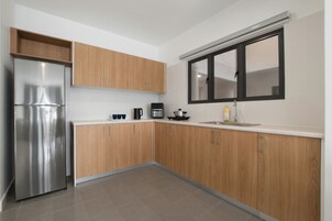 Classic Apartment, 3 Bedrooms, Kitchen, City View | Private kitchen
