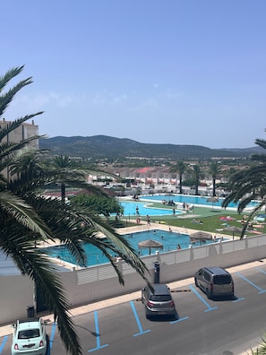 Pool - 'Turquoise Blue' Studio with Sea View, Wi-Fi, and Air Conditioning (Peñíscola)