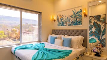 Deluxe-huvila, näköala mäelle