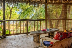 Deluxe Suite, Sea View | Outdoor dining - Kaya Imani  (Kaya Imani, Msambweni)