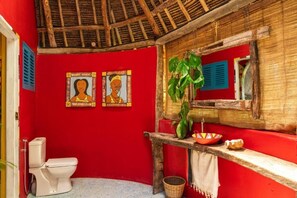 Double or Twin Room, Sea View | Bathroom - Kaya Imani  (Kaya Imani, Msambweni)