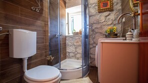 Shower, hair dryer, towels - Rural house Janjic by Villas Guide (Plina Jezero)