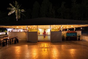 Terrace/patio - Alaya Stay Twisted Tree with Pool (Virajpet)