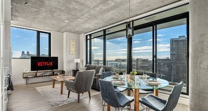Modern Rustic Charm w/ Tower Views, Pool & Gym