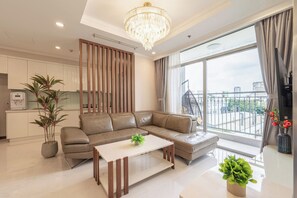 Apartemen Standar, 3 kamar tidur, pemandangan kota | Pemandangan dari kamar