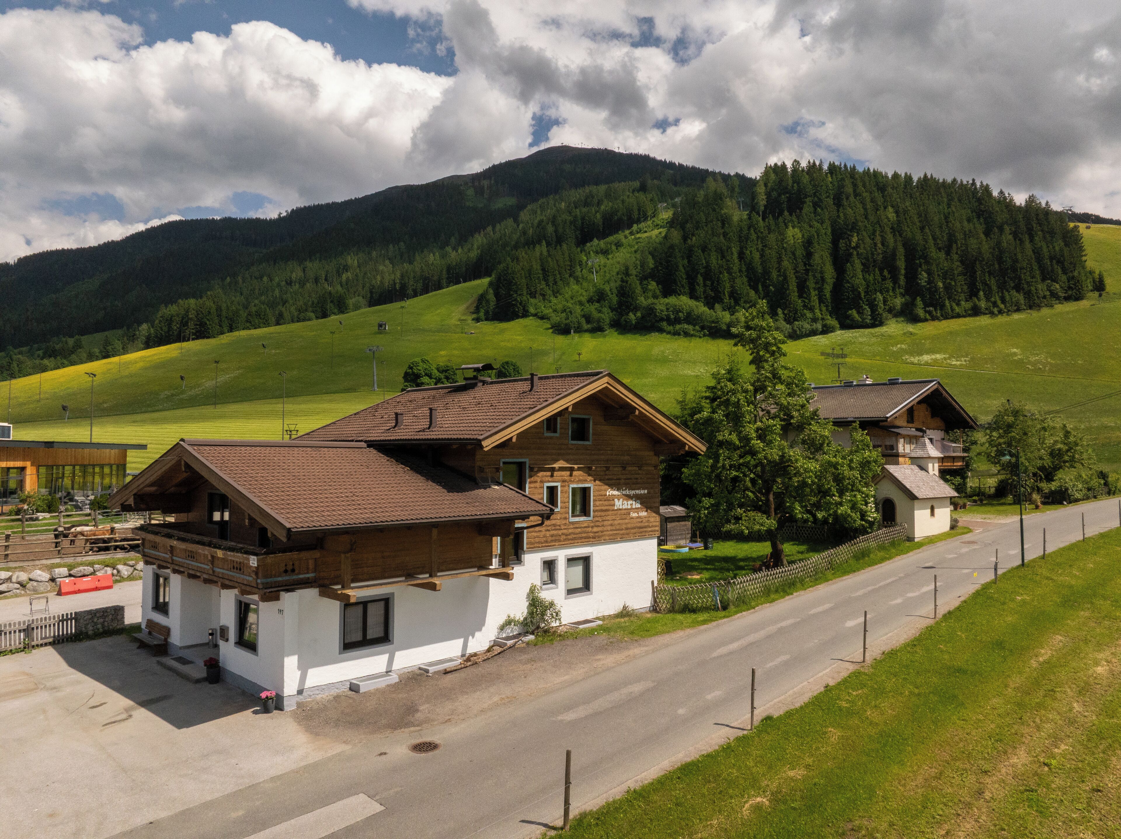 Fassade der Unterkunft