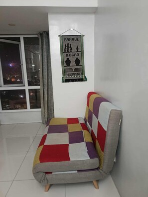 Interior - Tranquil 1-bedroom condo with AC in vibrant Quezon City (Quezon City)