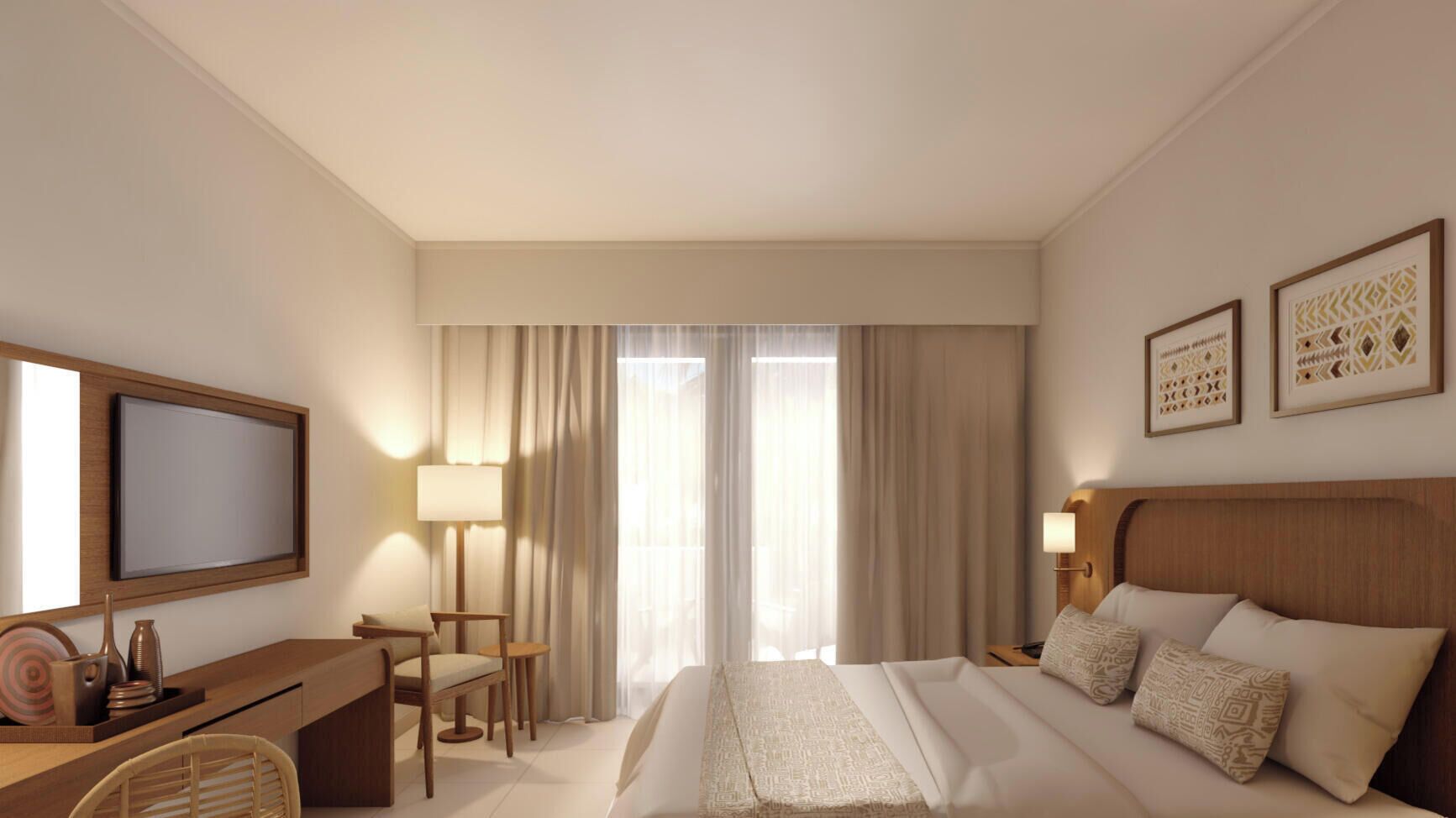 Minibar, in-room safe, desk, blackout drapes