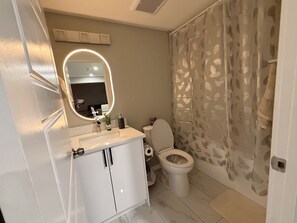 Appartement, 1 chambre, fumeur | Salle de bain