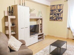 Ferienhaus, Balkon | Wohnbereich