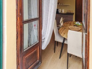 Ferienhaus, Balkon | Esszimmer