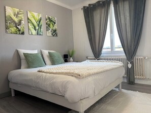 Room - Bright 75m2 3-bedroom Apartment with a largebalcony - fully equipped (Vittel)