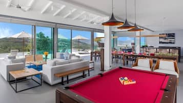 Luxury Villa, Private Pool, Ocean View | Games room