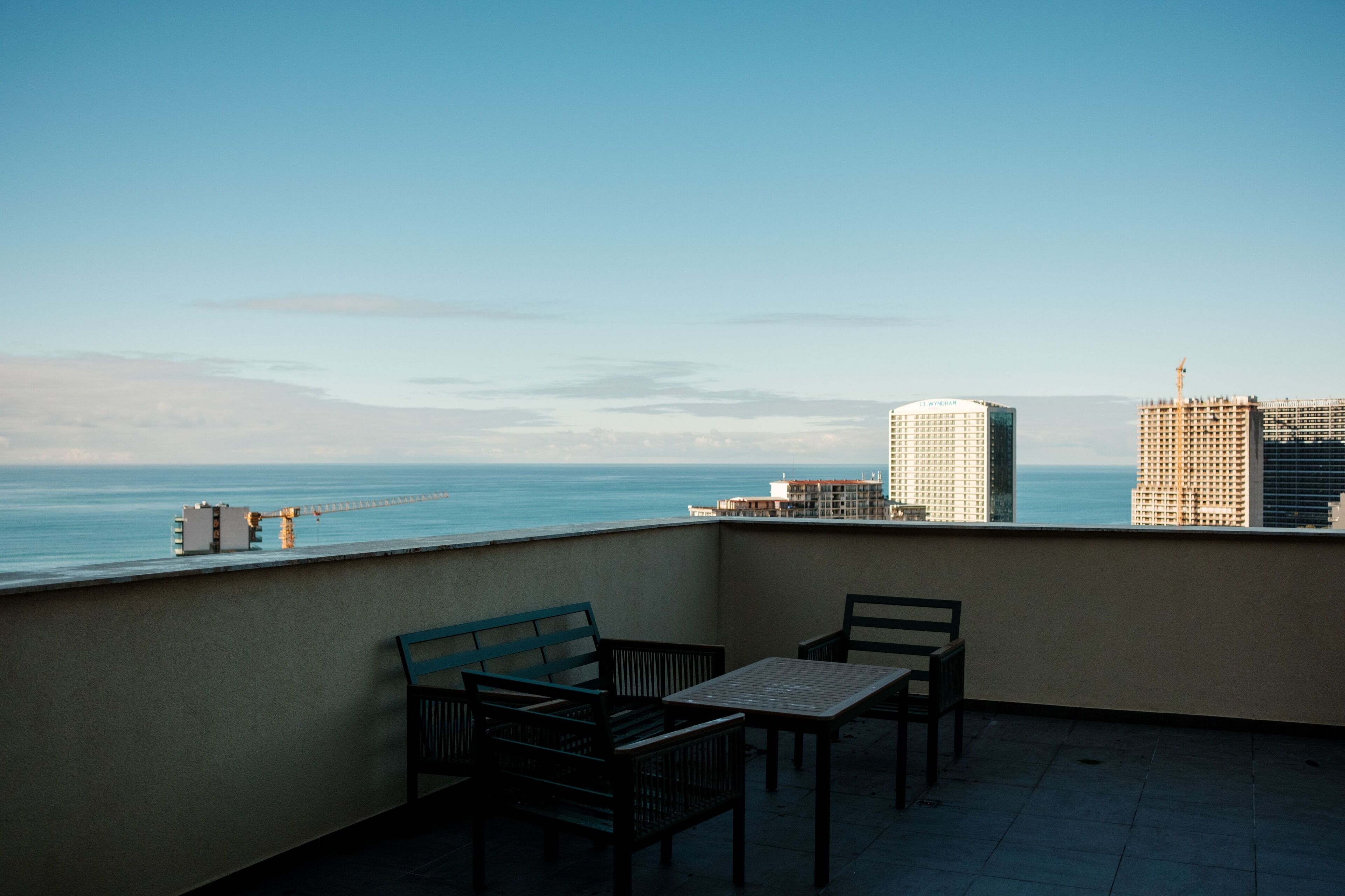 Luxury Penthouse, Sea View | Outdoor dining