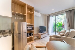 Living area - 1BR Pool Access Apartment Bangtao | CapitalPro (Tambon Choeng Thale)