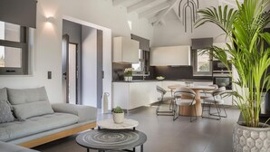 Avgi Luxury Villa | Oppholdsområde