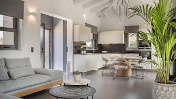 Avgi Luxury Villa | Living area