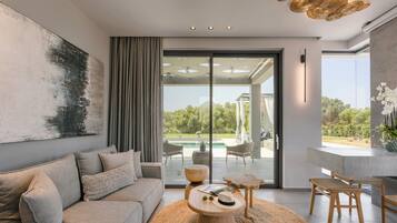 Aegiali Luxury Villa | Living area