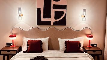 Suíte superior, sacada, vista para a cidade