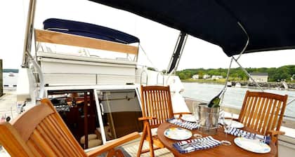 Experience the Magic of Sleeping Your Own Private Yacht in Damariscotta, Maine