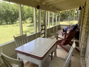 Dining - Wonderful Riverside Retreat in Wimberley, Texas, for Glorious Glamping Getaways (Wimberley)