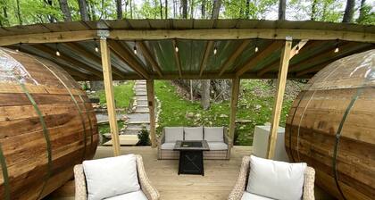 Canopy Treehouse - Glamp Design with Amazing Views, Wildwood, GA