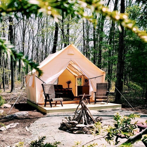 Peaceful Pocono Mountains Rental for Glamping in Pennsylvania