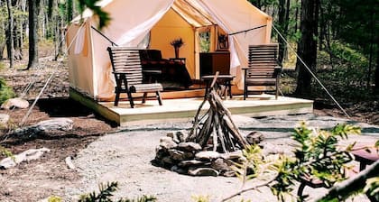Peaceful Pocono Mountains Rental for Glamping in Pennsylvania