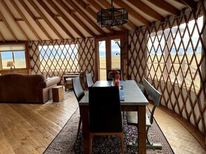 Dining - Luxury Flathead Lake Yurt Ideal for a Great Getaway in Montana (Somers)
