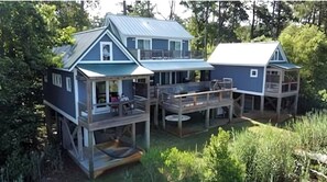 Exterior - Elevated Cabin in the Trees Perfect for a Weekend Getaway in the Outer Banks, North Carolina (Kitty Hawk)