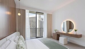 Luxury Apartment, Balcony, Park View | Premium bedding, in-room safe, individually decorated - Vogue | Luma Park Views JVC Near Circle Mall (Dubai)