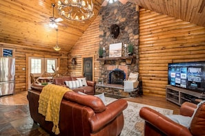TV, fireplace, DVD player, table tennis