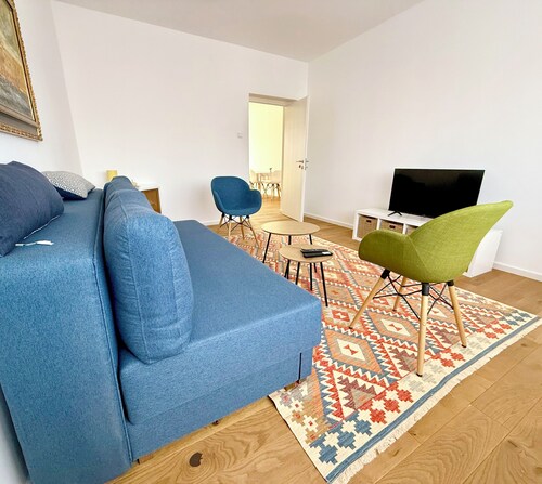 Apartment Cetinjska.
You'll love your stay in charming, bright, 1 bedroom app