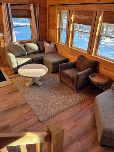 Newly Built cabin in the woods. Steps from the Miramichi River and trails