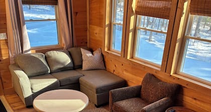 Newly Built cabin in the woods. Steps from the Miramichi River and trails