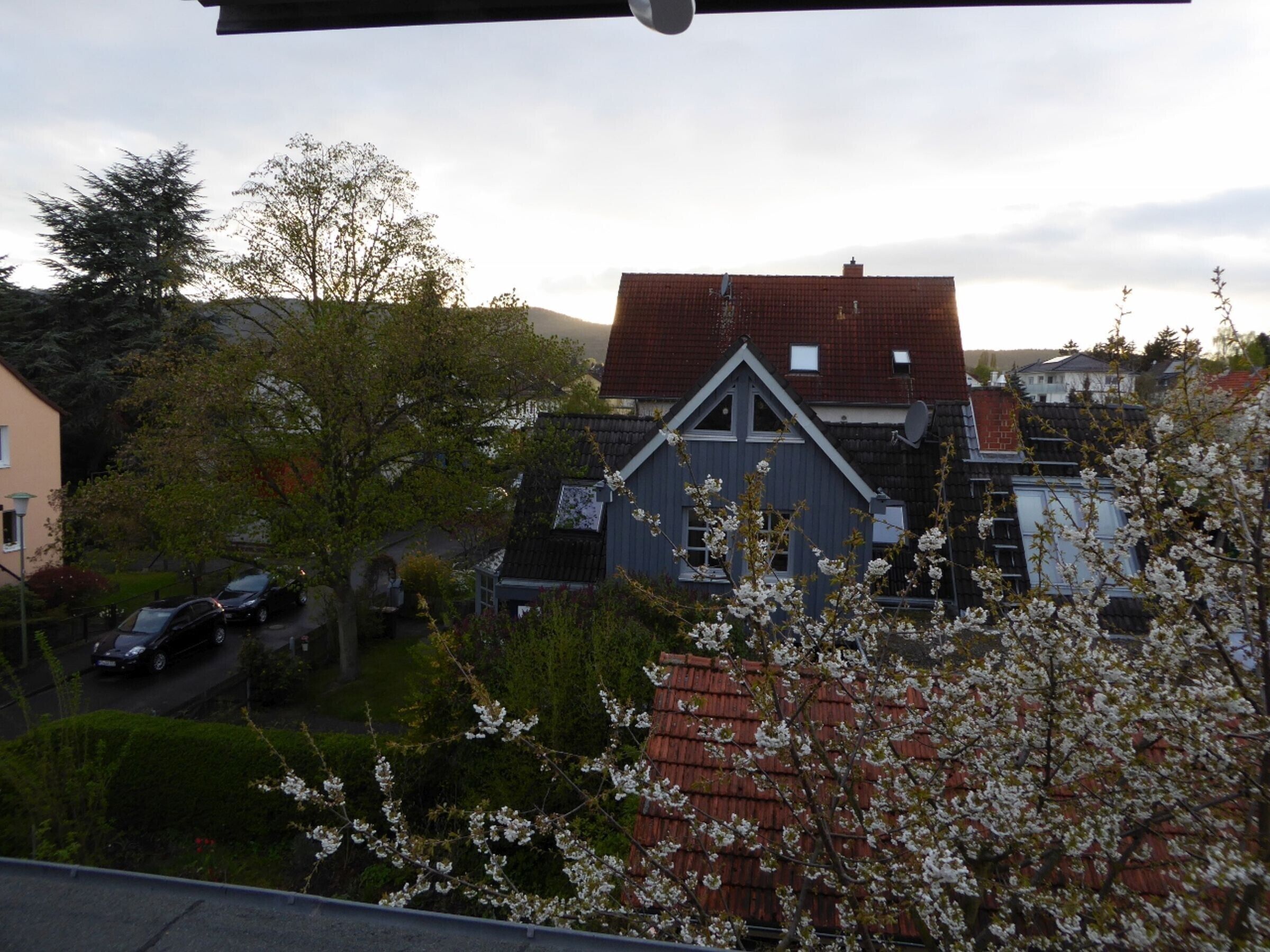Blick von der Unterkunft