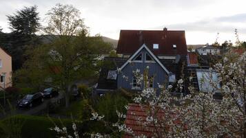 Blick von der Unterkunft