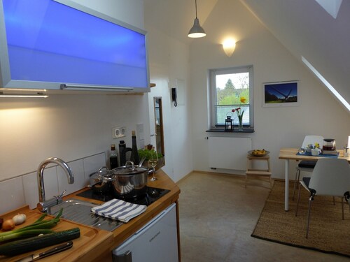 Apartment „Max“ mit Gemeinschaftsgarten und WLAN