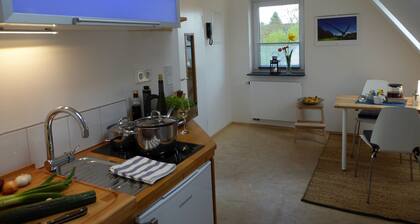 Apartment „Max“ mit Gemeinschaftsgarten und WLAN