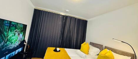 2 chambres, fer et planche Ă repasser, Wi-Fi gratuit, draps fournis