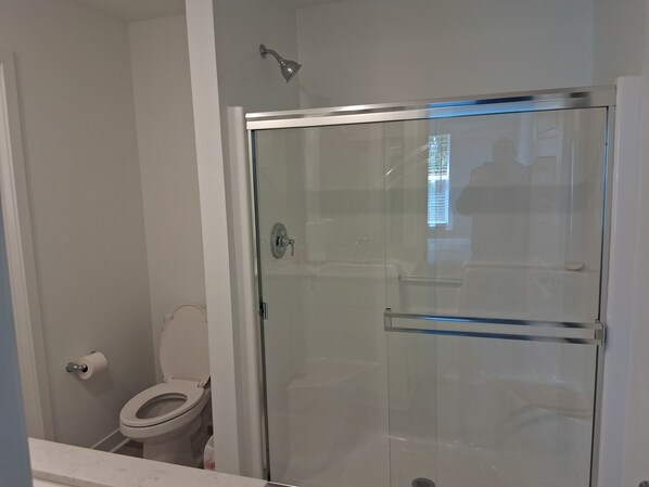 Towels, soap, toilet paper