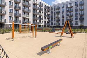 Children’s area - Modern Apartment | Air Conditioning, Parking, Balcony (Kraków)