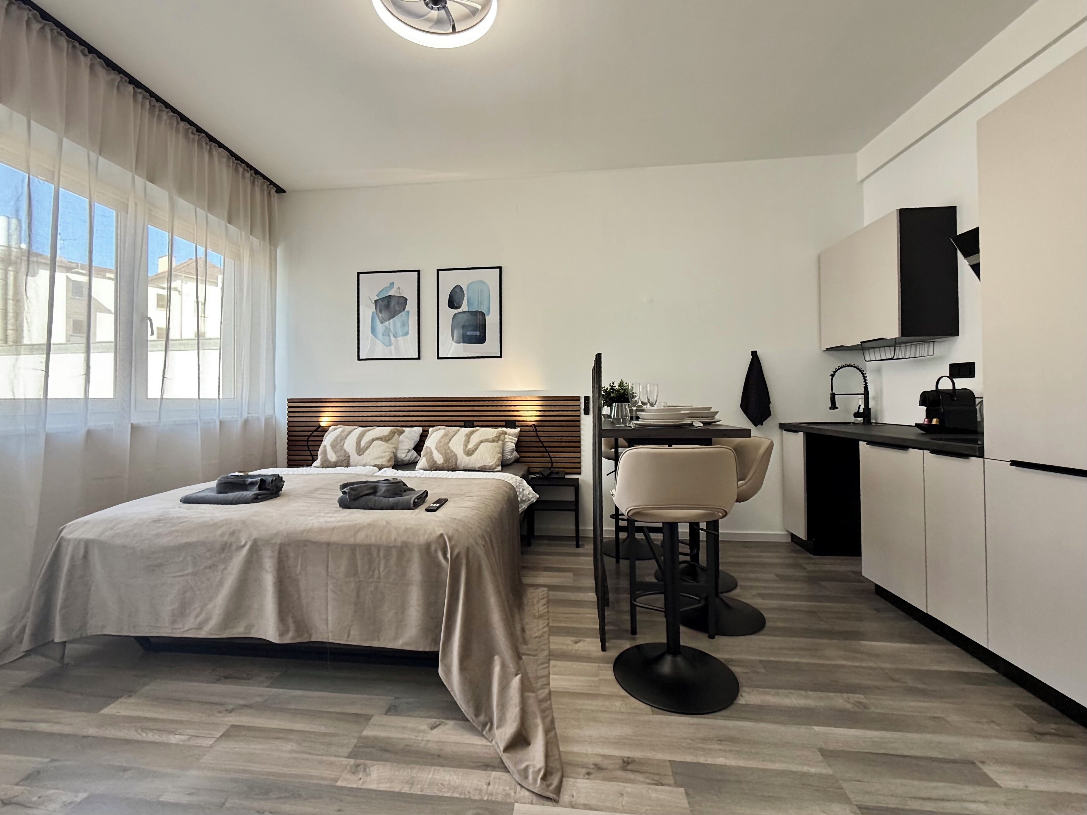 Blackout drapes, iron/ironing board, free WiFi, bed sheets