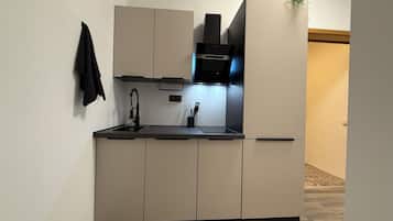 Superior Studio | Private kitchen | Full-sized fridge, stovetop, espresso maker, coffee/tea maker