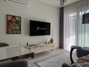 Living area - Qoople Legend 36-A12 - Premium 1-bedroom apartment in Alanya (Alanya)