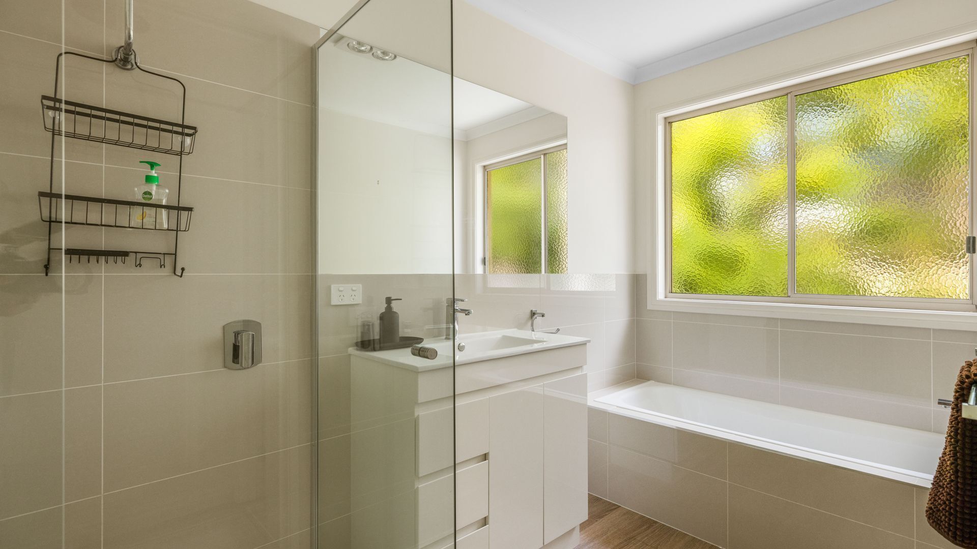 Shower, hair dryer