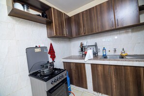 Private kitchen - Fantastic 2-bedroom apartment in Nairobi perfect for your stay (Nairobi)