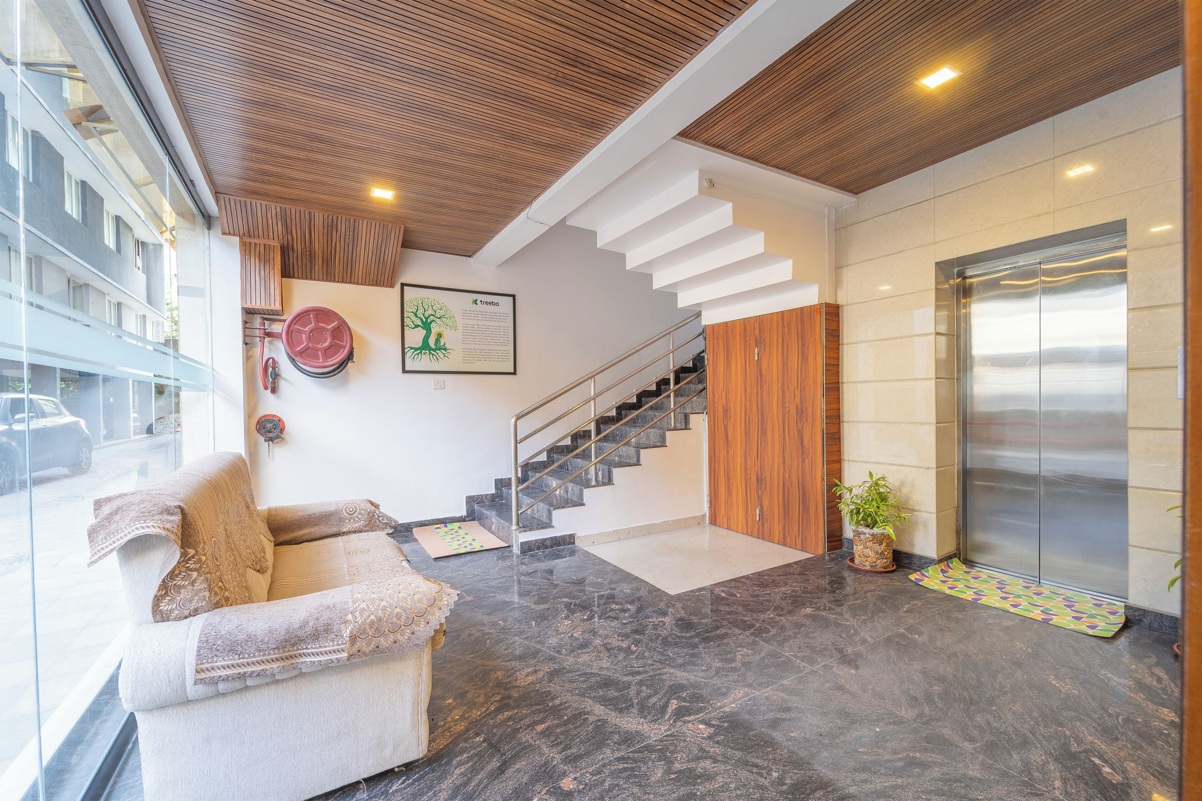 Lobby sitting area